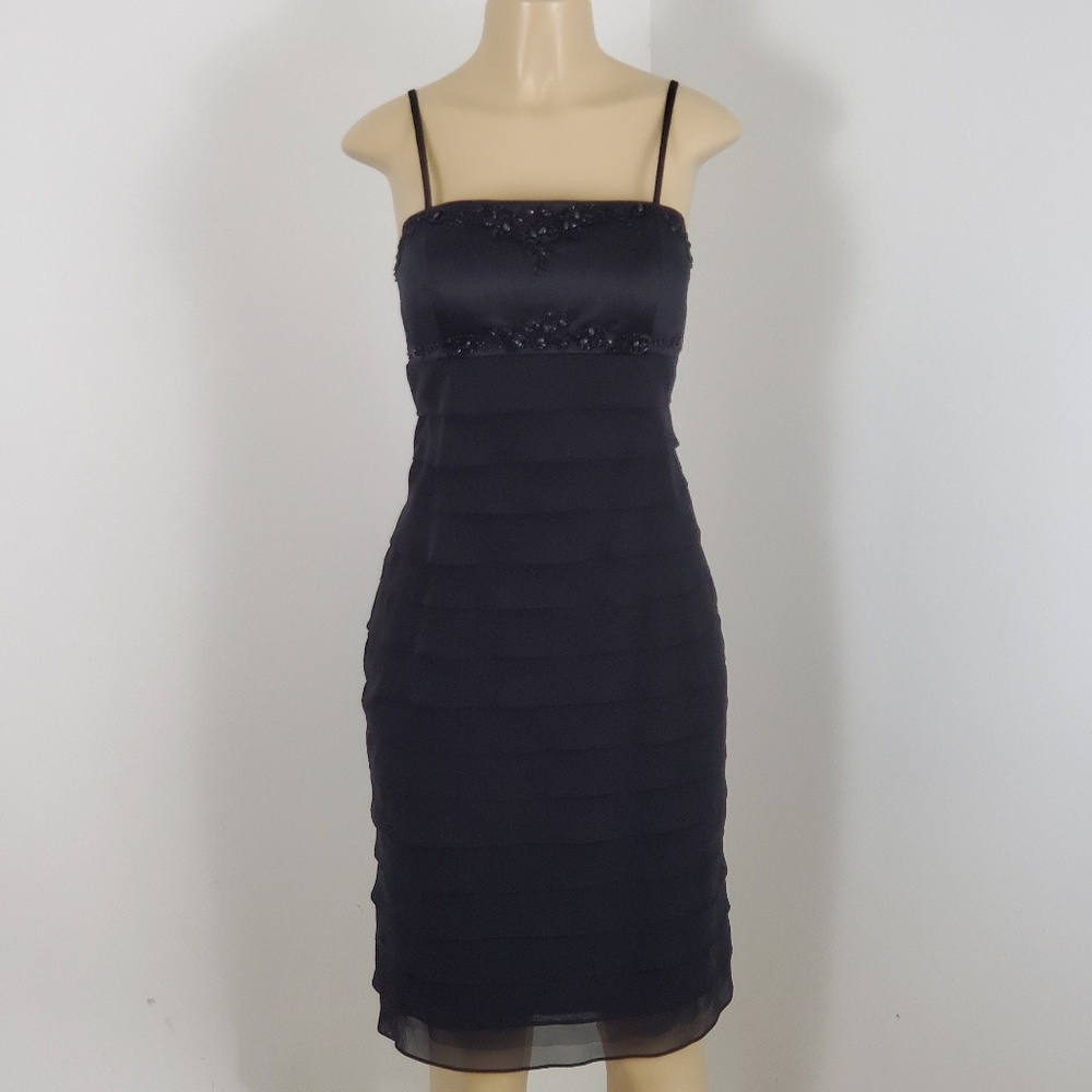 Adrianna Papell Beaded Bodice Dress